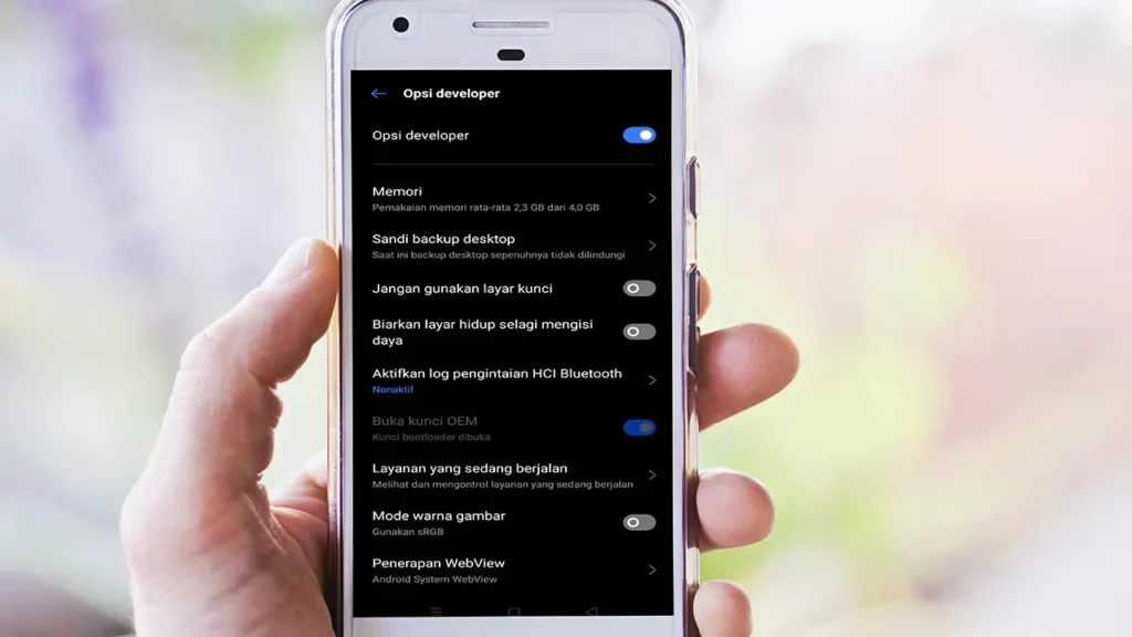 Cara Mengaktifkan Opsi Pengembang HP Android