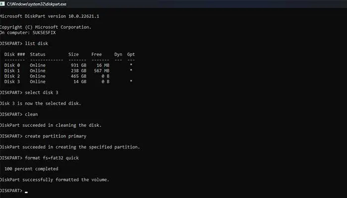 Kartu SD Tidak Bisa di Format