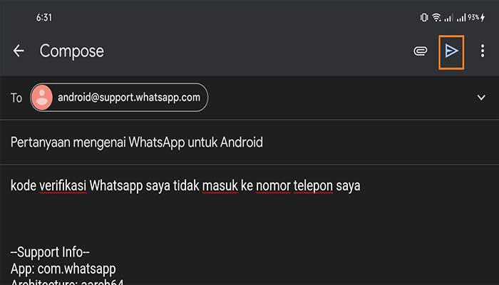 Kode Verifikasi WhatsApp Tidak Muncul