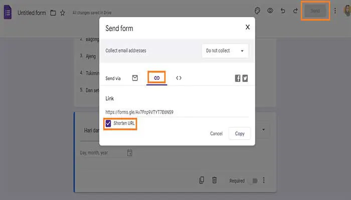 Cara Membuat Absen Online di Google Form