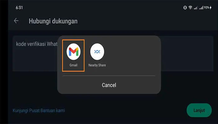 Kode Verifikasi WhatsApp Tidak Muncul