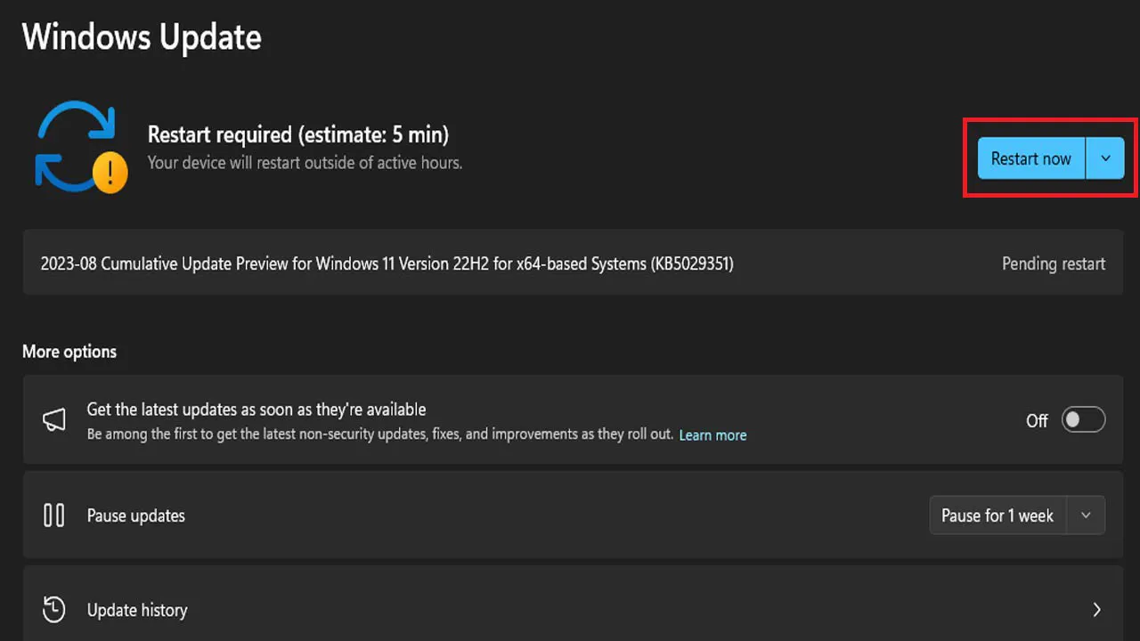Cara Update Windows 11