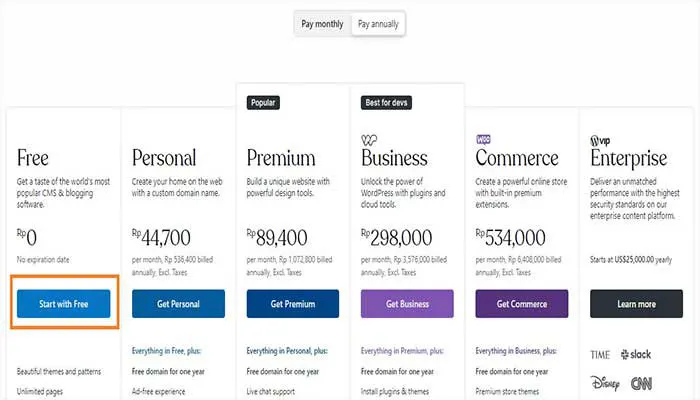 Cara Membuat Blog di WordPress